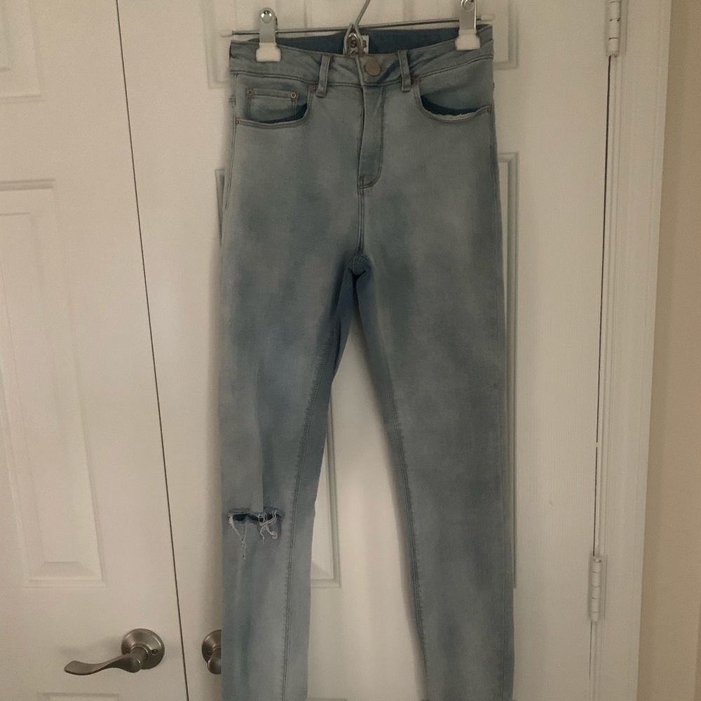 ASOS high waisted skinny stretch jeans